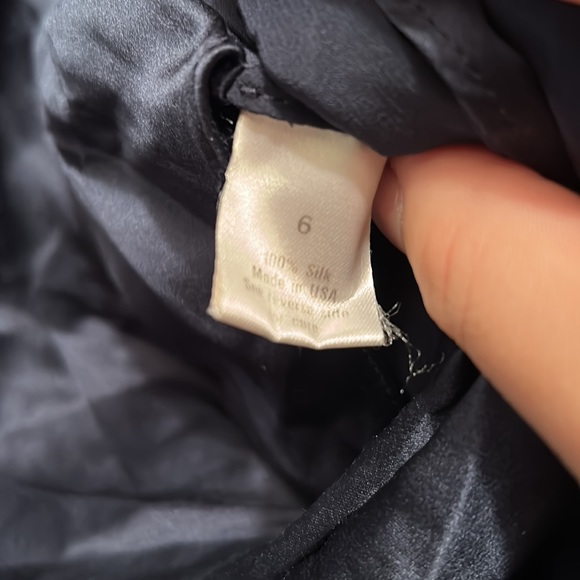 Wrap Charmeuse Silk Slip Dress - Picture 4 of 5